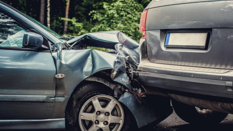 Poranne zderzenie czterech samochodów na drodze krajowej nr 53 w Łodziskach