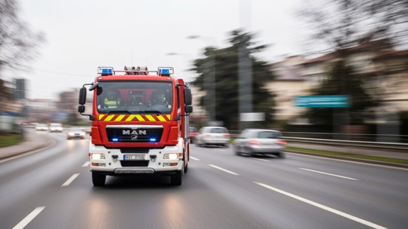 Tragiczny pożar w Kuninie: 60-letni mężczyzna nie żyje