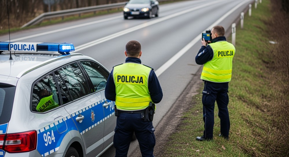 Kierowca fiata z zakazem prowadzenia pojazdów zatrzymany przez policję – czeka go szybki proces!