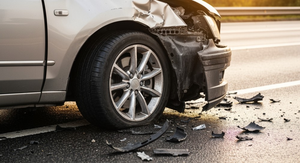 Dachowanie po kolizji – apelujemy o większą ostrożność na drogach