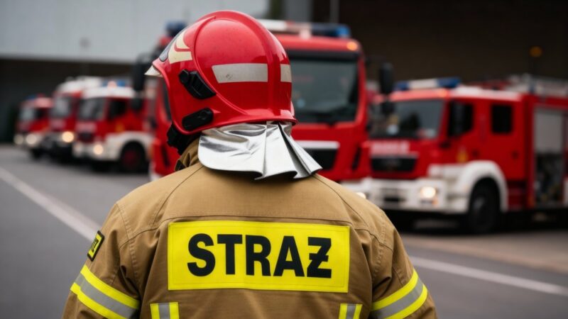 Nowy wóz ratowniczo-gaśniczy dla OSP Dobrołęka dzięki dotacjom gminy i powiatu