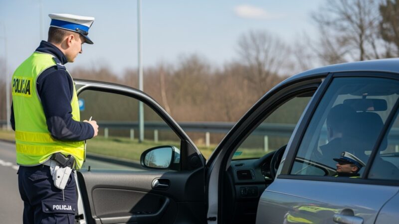 Pijany kierowca koparki uciekał przed policją, ale został złapany w lesie