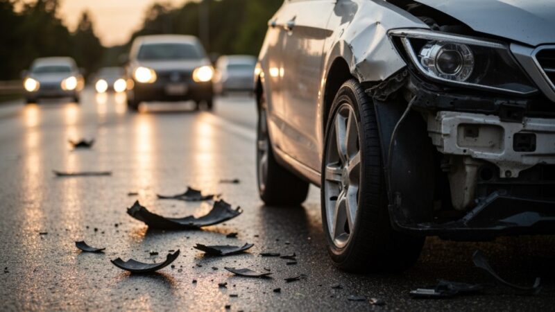 Policja poszukuje sprawcy kolizji na parkingu w Ostrołęce