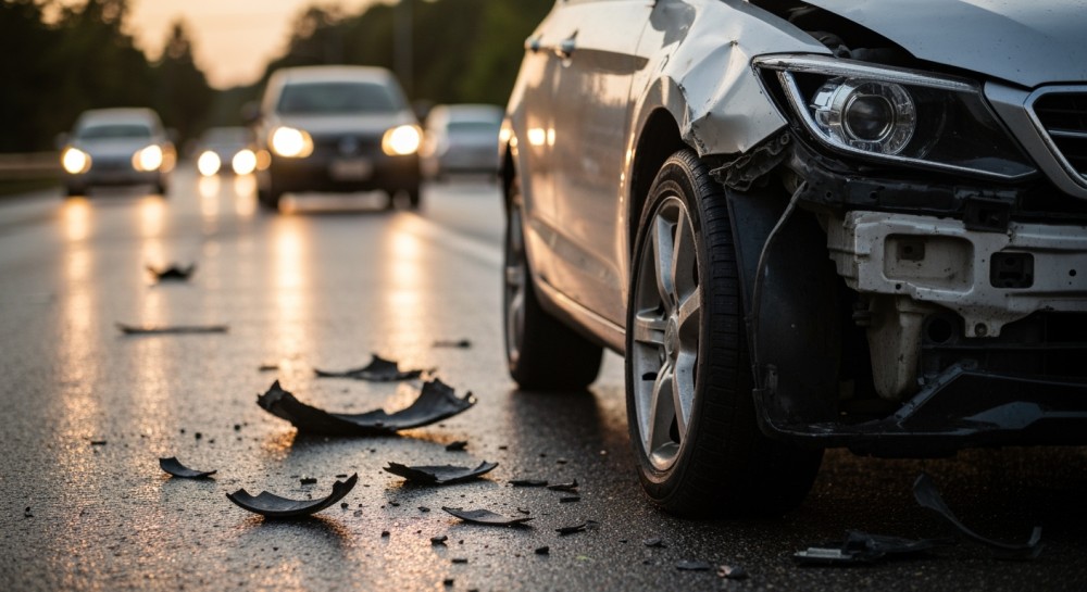 Policja poszukuje sprawcy kolizji na parkingu w Ostrołęce