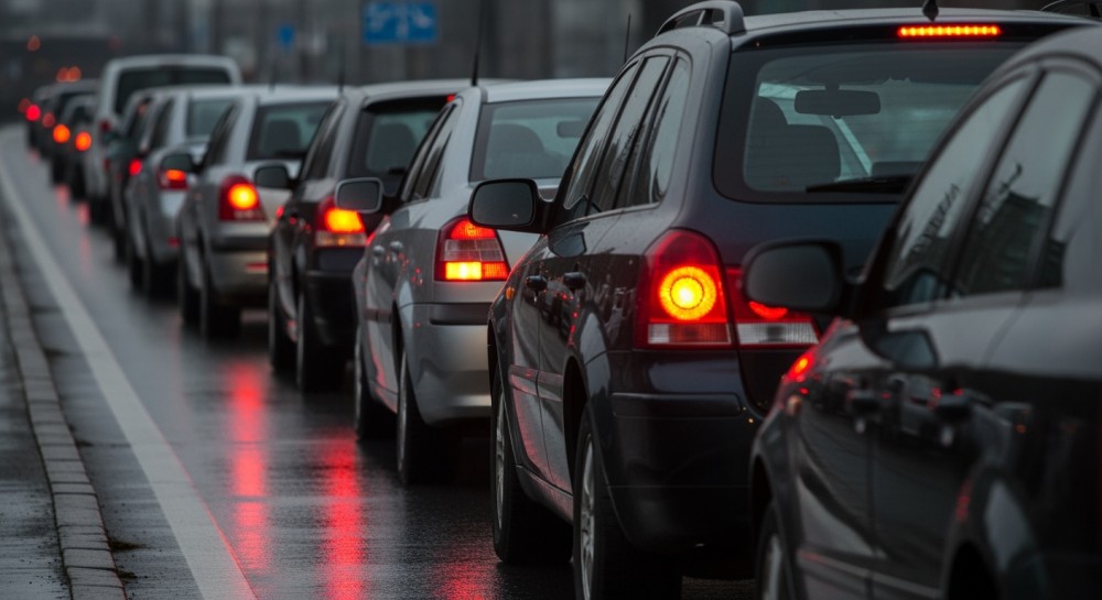 Wypadek motocyklisty z pieszym na Alei Jana Pawła II – Utrudnienia w ruchu