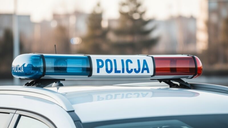 Policjant z Goworowa uratował zziębniętego szczeniaka