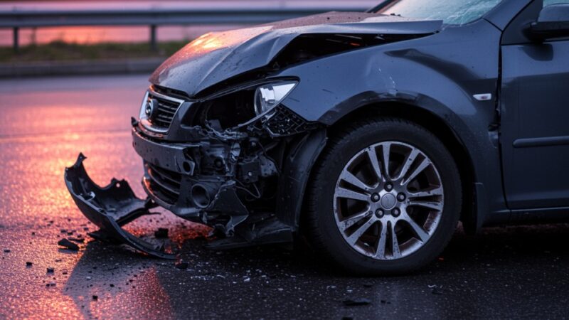 Kierowca uciekł po kolizji z zaparkowanym autem – policja szuka świadków