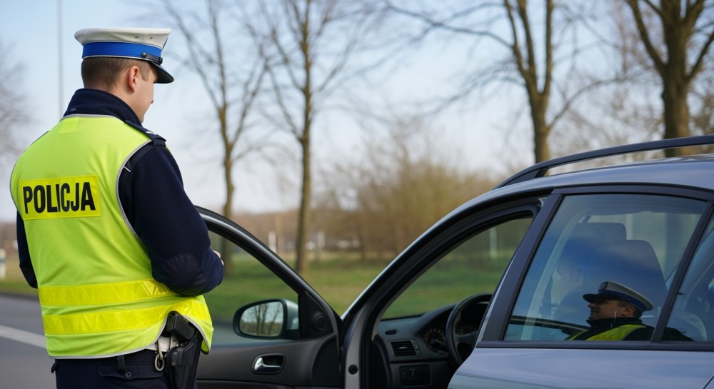 Motocyklista ukarany za hałaśliwy wydech podczas policyjnych kontroli