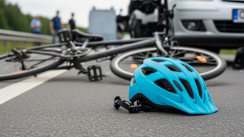 Kierująca Audi nie ustąpiła pierwszeństwa rowerzystce – straciła prawo jazdy po wypadku