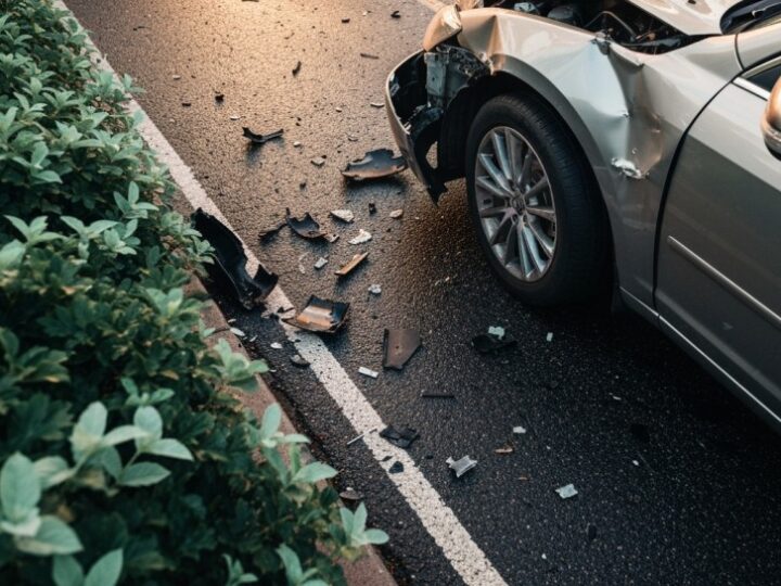 Krajowa K60 zablokowana po zderzeniu Toyoty z ciężarówką w Czarnowie