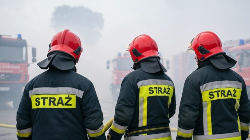 Pożar w Czarnotrzewie: ratownicy w akcji, nowy strażak w OSP Baranowo