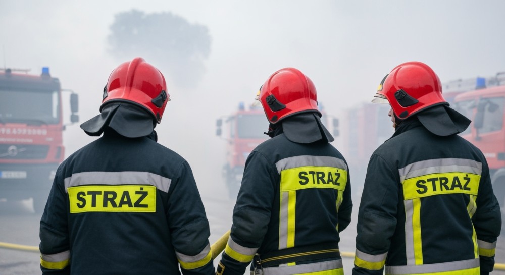Pożar w Czarnotrzewie: ratownicy w akcji, nowy strażak w OSP Baranowo