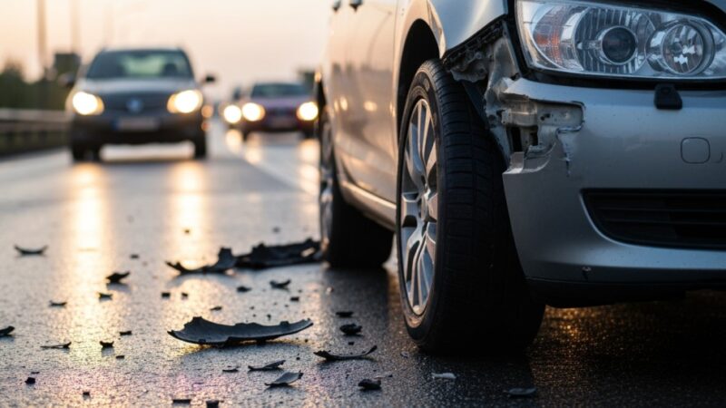 Wypadek w Ostrołęce: Kierowcy znów nie zachowali bezpiecznego odstępu