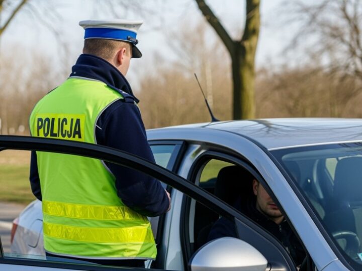 Drift BMW kończy się mandatem i zatrzymaniem prawa jazdy