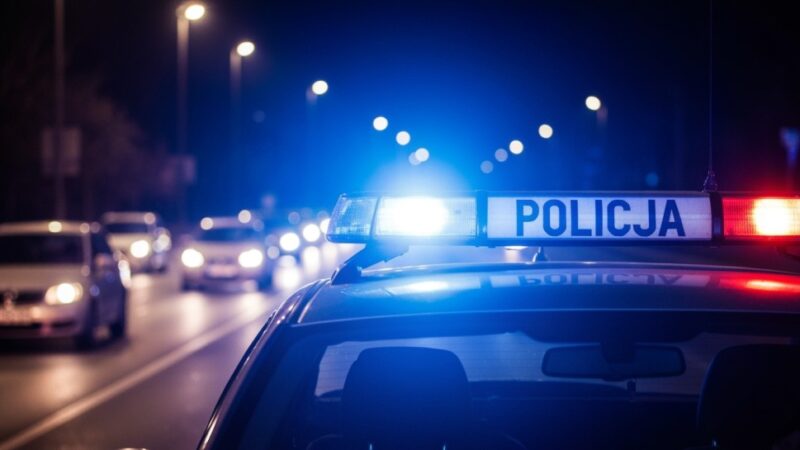 Policja apeluje o pomoc w sprawie uszkodzonej toyoty w Ostrołęce