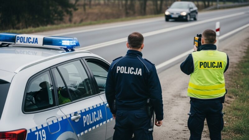 Dron policyjny ujawnia lekceważących kierowców – 25 mandatów w kilka godzin