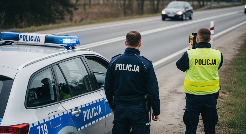 Dron policyjny ujawnia lekceważących kierowców – 25 mandatów w kilka godzin