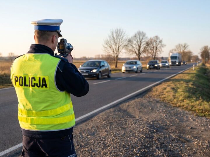 Bezpieczeństwo na drogach: Policjanci ruchu drogowego w akcji na motocyklach