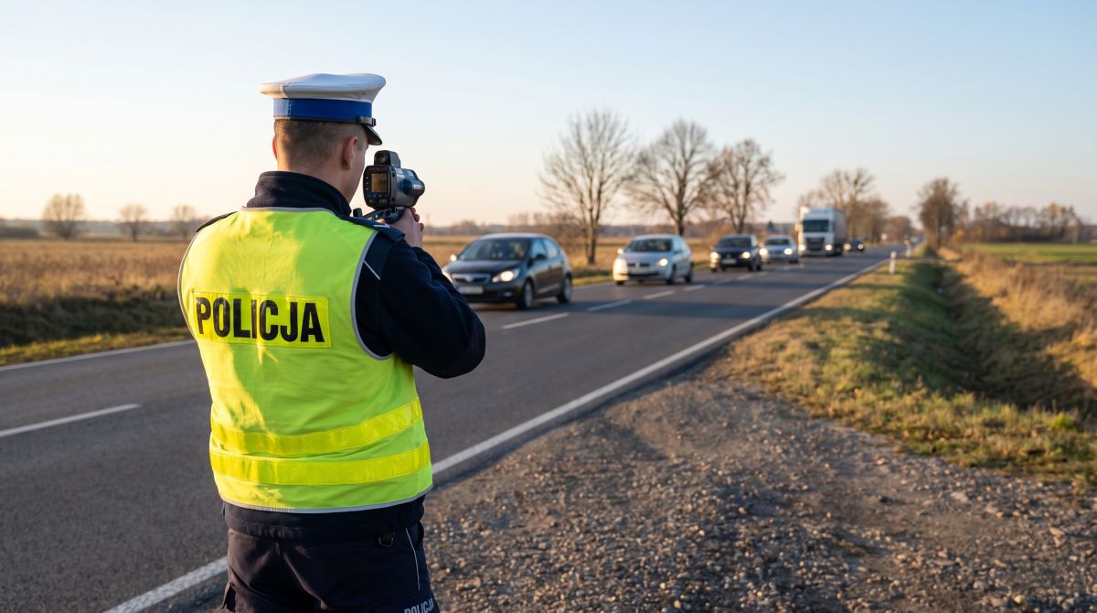 Bezpieczeństwo na drogach: Policjanci ruchu drogowego w akcji na motocyklach